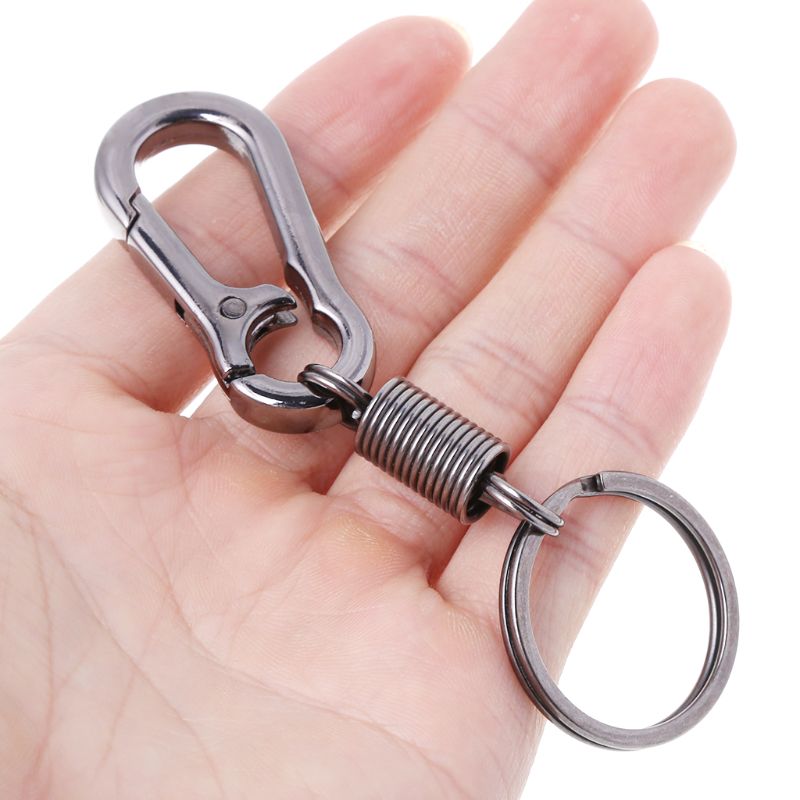 SWZA Messing-Karabinerhaken Und Schlüsselringe, Schraubverschluss, Clip, Schlüsselhalter, Organizer, Retro-Schlüsselanhänger Für Schlüsselbund, Schlüsselband, Schlüssel (S