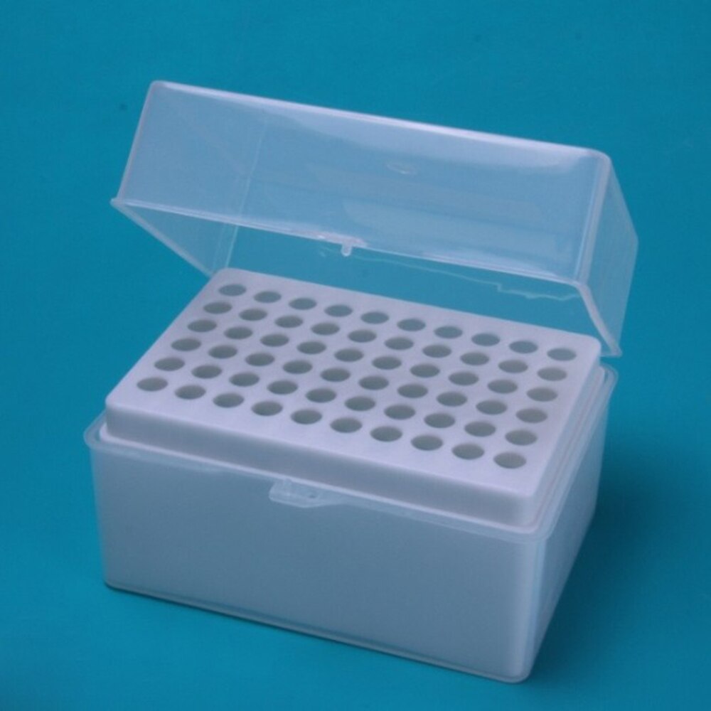 Rechthoekige 60 Posities Laboratorium 1000UL Pipette Pipet Tip Holder Box