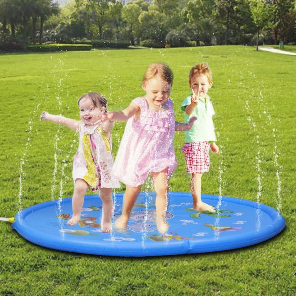 proprietà Acqua A Spruzzo tutto'aperto Cuscino Gonfiabile in PVC Acqua Nebulizzata Giocattoli per I Bambini Giocano Acqua Zerbino Spiaggia Prato spruzzatore Pastiglie