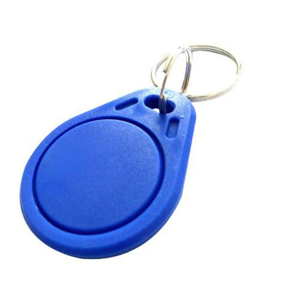 LUCKING DOOR 10pcs 13.56MHz IC Keyfobs Tags Access Control RFID Key Finder Card Token Attendance Management Keychain: blue 10pcs