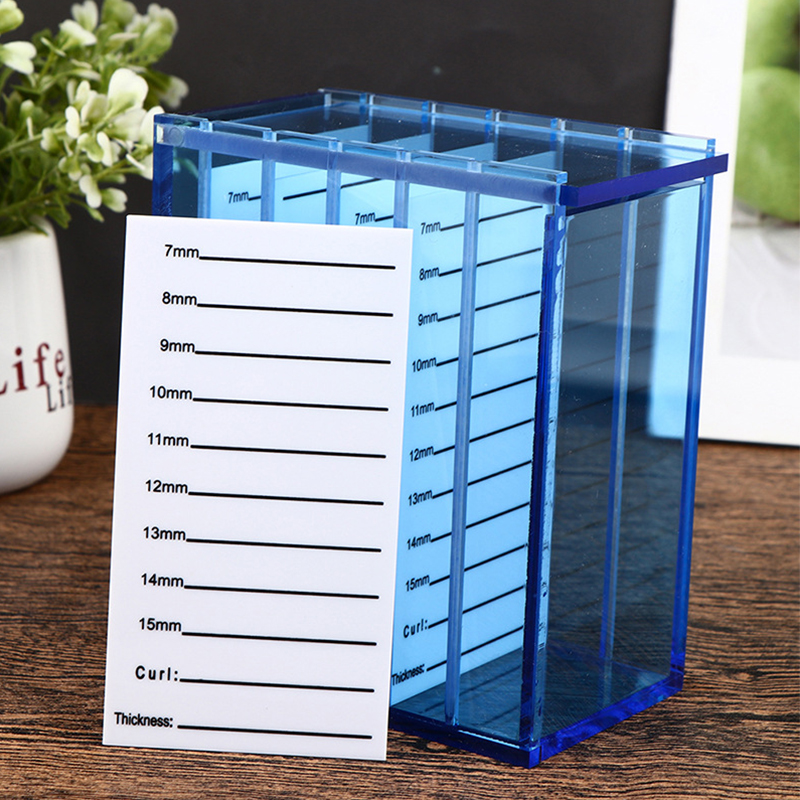 Caja de almacenamiento de extensiones de pestañas, paleta acrílica de 5 capas, organizador de pestañas, soporte de exhibición, suministros de herramientas de maquillaje, 1 Uds.