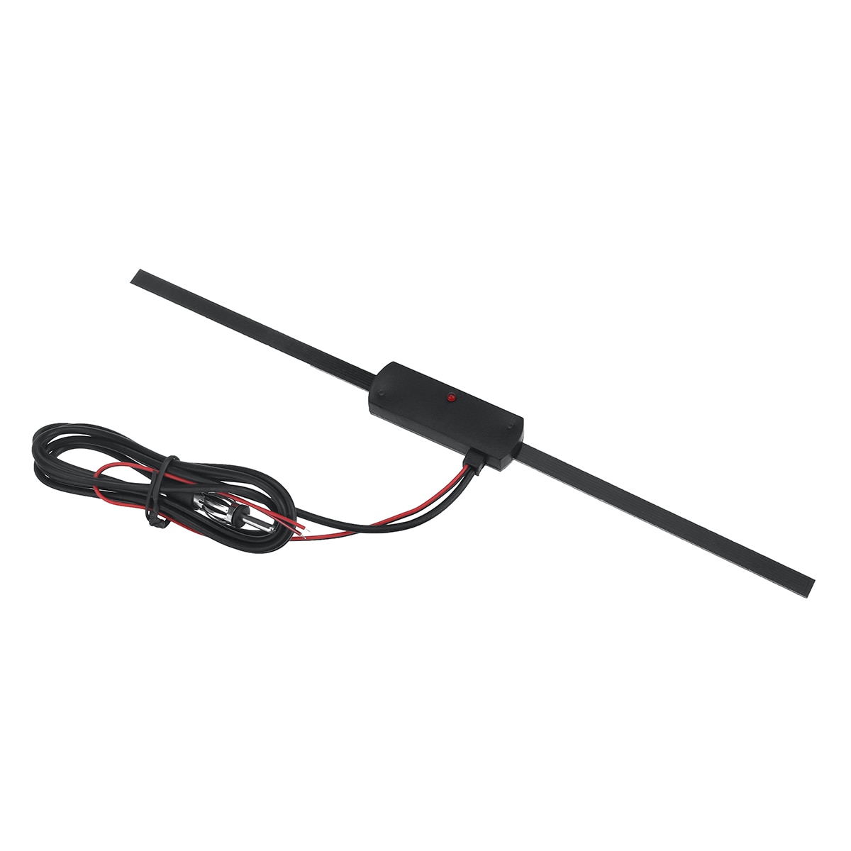 Universal Auto Car AM FM Radio Signal Amplified Windshield Window Antenna Aerial Adhesive Base Non Directional Antenna 12V