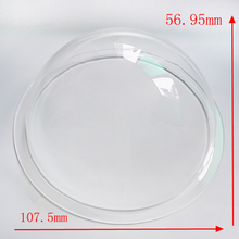 4 inches Hikvision CCTV Camera Transparent Protective Cover HD Outer Clear Glass Protection Dome Mini Hemisphere case