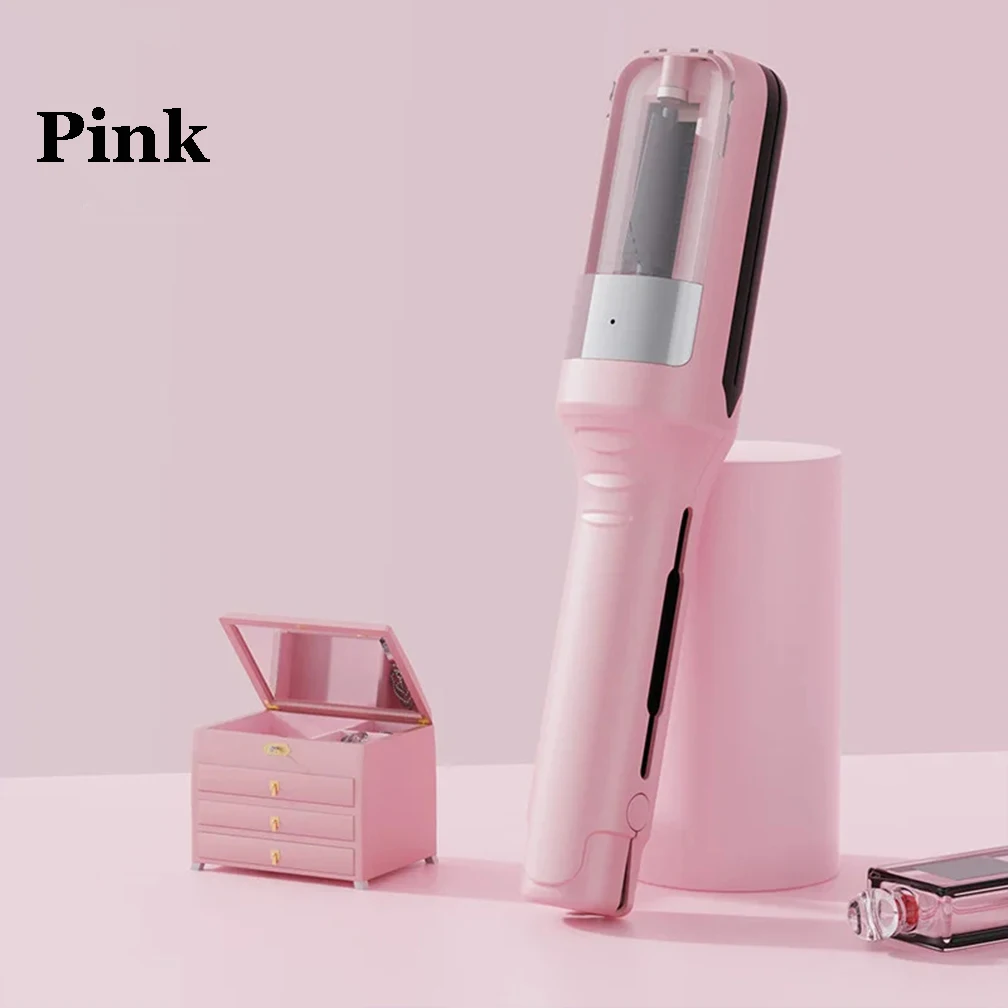 Haaruiteinden Trimmer Split Remover Droog Beschadigd Broos Professioneel Automatisch Trim Split voor Vrouwen Draadloze haarsnijmachine: Roze