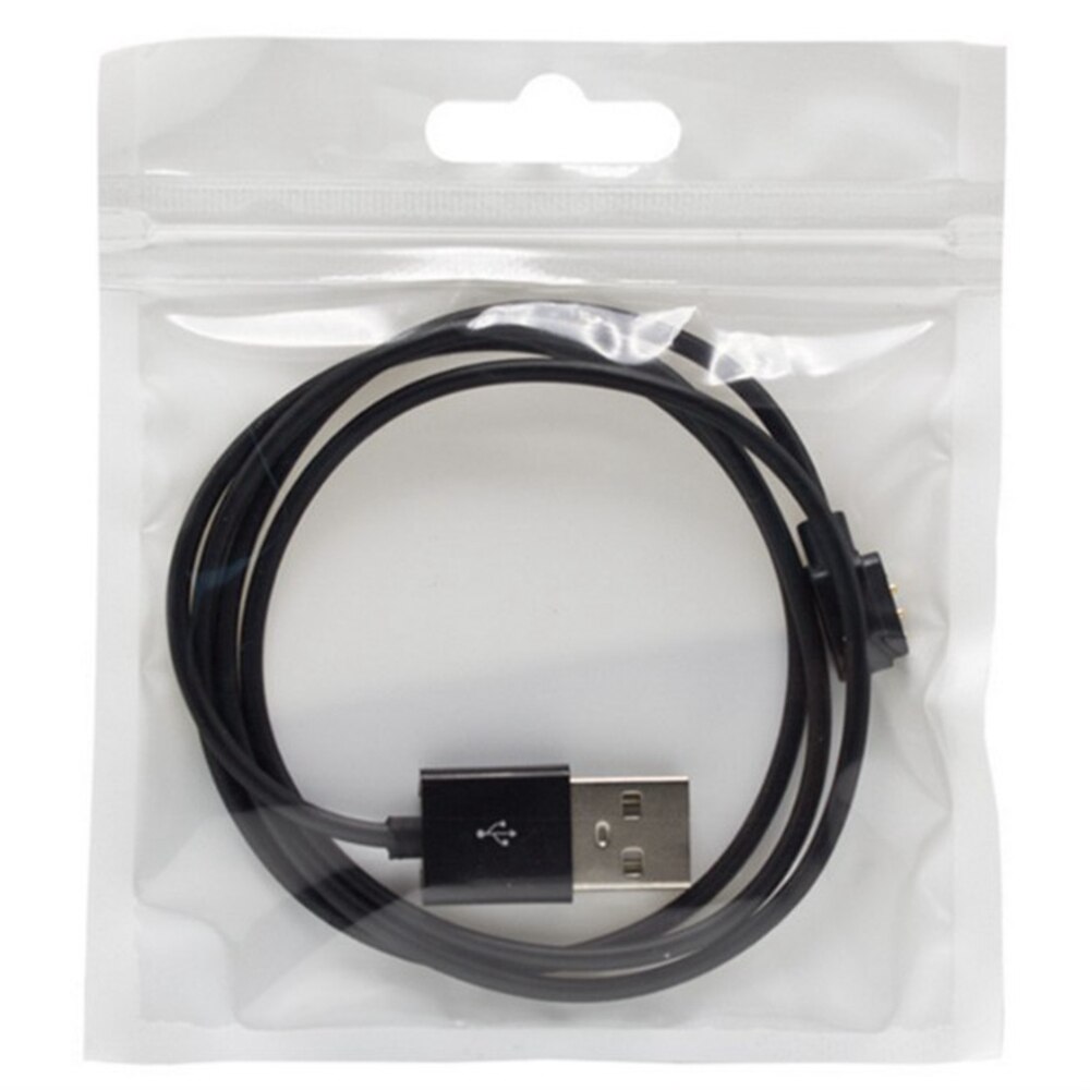 For Smart Watch 2 Pin 2.84mm Portable Magnetic Charger Charging Cradle USB Cable Power Supply
