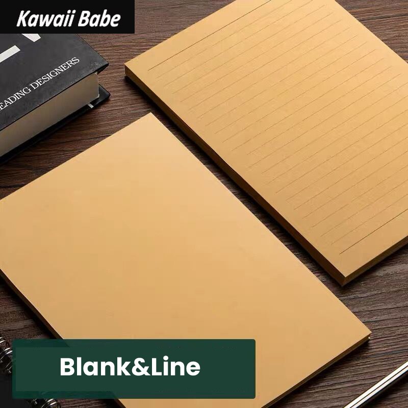 Note 50 Sheets Writing Letter Stationery Romantic A4/B5/A5 Vintage Kraft Paper Craft Paper Painting Packaging Paper