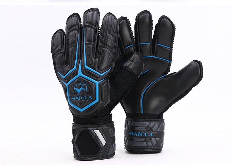 Professionele Voetbal Doelman Handschoenen Verdikte Latex Maat 8 9 10 Vinger Protecte Kids Volwassenen Voetbal Futebol Goalie Handschoenen