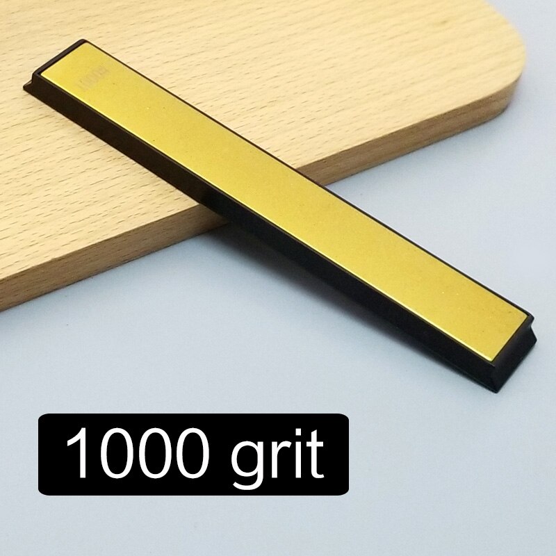 Messer spitzer klinge schärfen System wetzen steine schleifen diamant und weiß korund öl stein: golden 1000Streugut