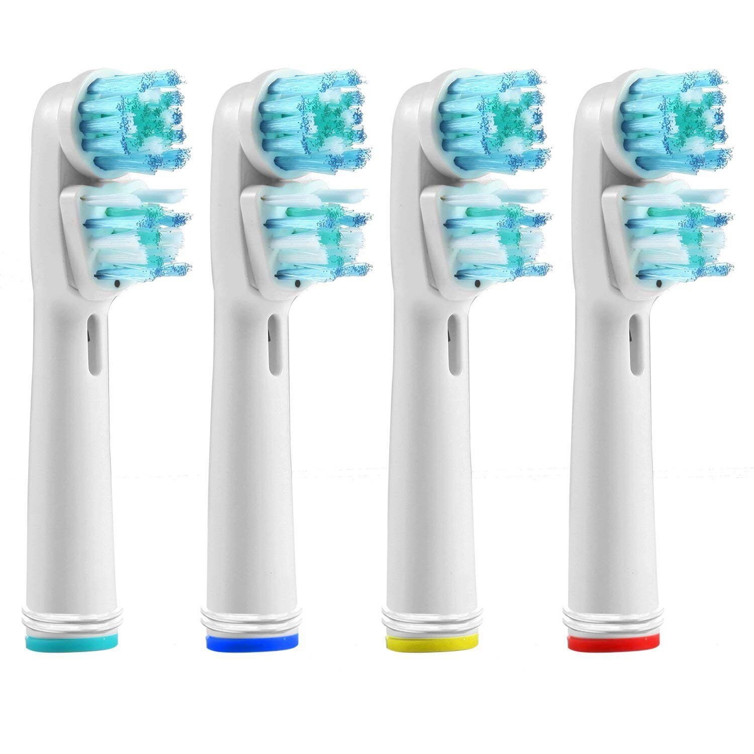 EB50 EB20 Dual Clean Opzetborstels Voor Oral B D12 D16 D100 Cross Actie Floss Action Elektrische Tandenborstel Heads zwart: EB417