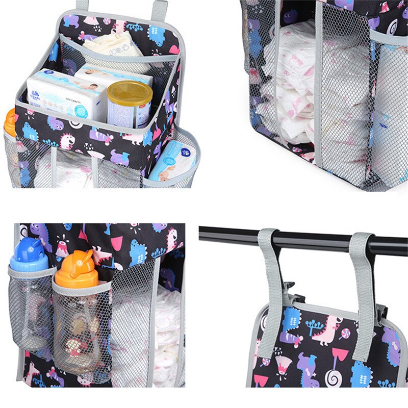 Baby Kindergarten Veranstalter und Windel Caddy Organizer Krippe Bett Kinderwagen Hängen Ändern Tisch Stacker Lagerung Tasche