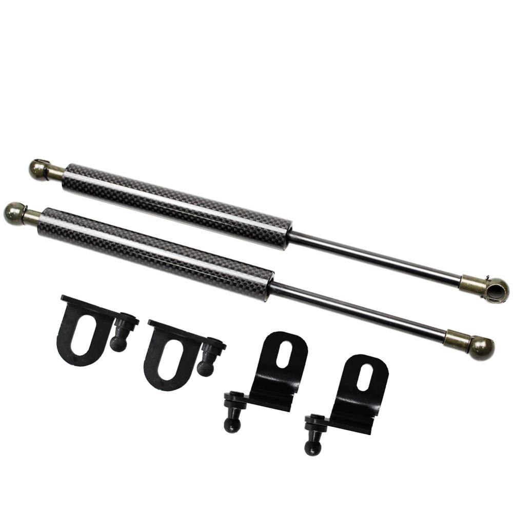 damper for Toyota Premio Allion T260 2007 2x Front Hood Bonnet Modify Gas Struts Lift Support Shock: black carbon fiber