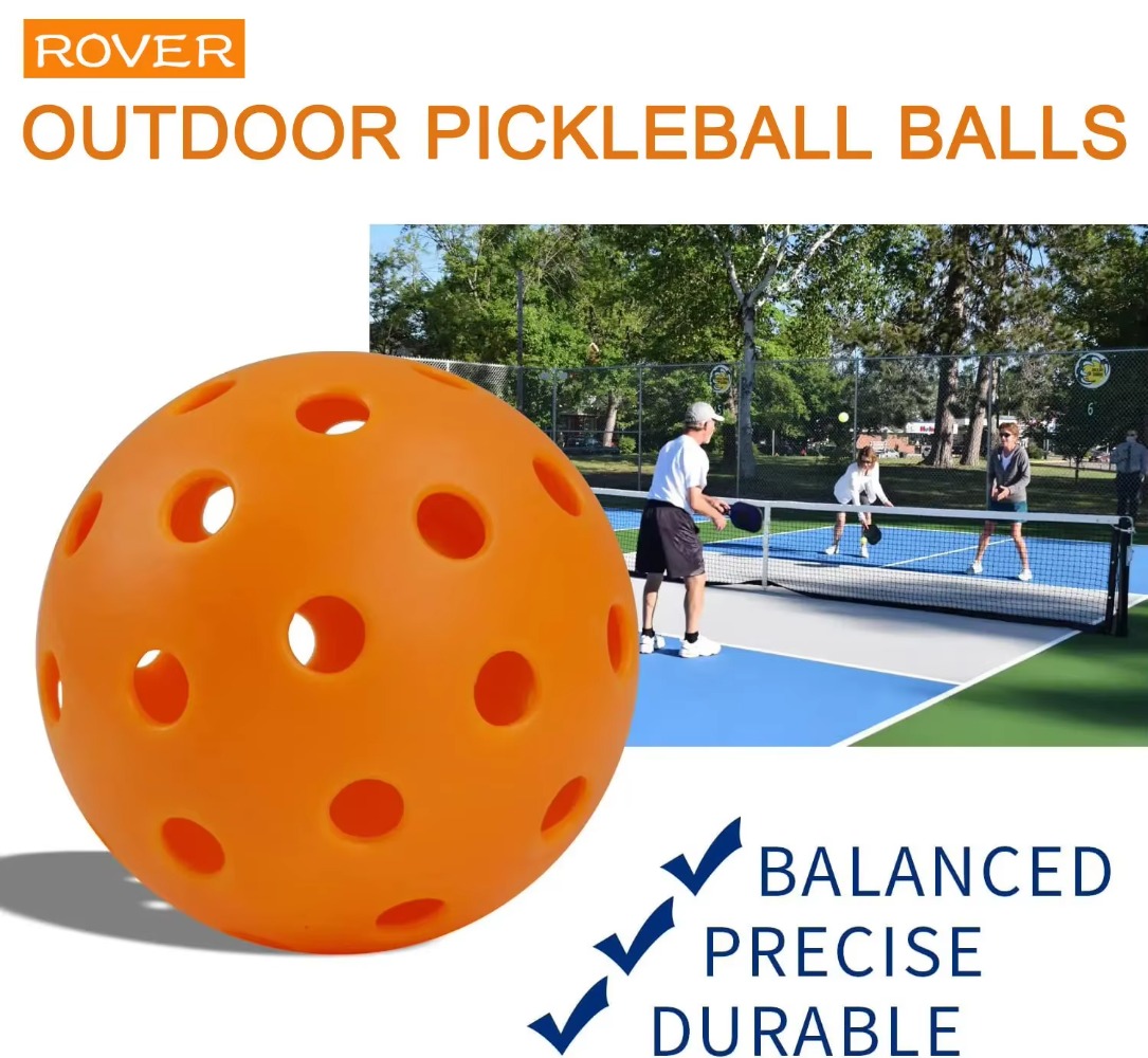 6/12/24PCS Pickleball 74MM Durable 40 Holes Outdoor 6/12/24Pcs Pickleballs 26g Outdoor for Competition pickleball Packs