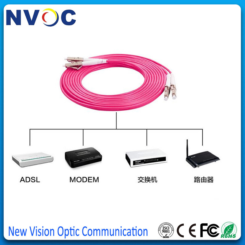 LC-LC Multi-Mode MM OM4 40G Duplex DX 10M Fiber Optic Cable,LC UPC Fiber Optic Patch Cord