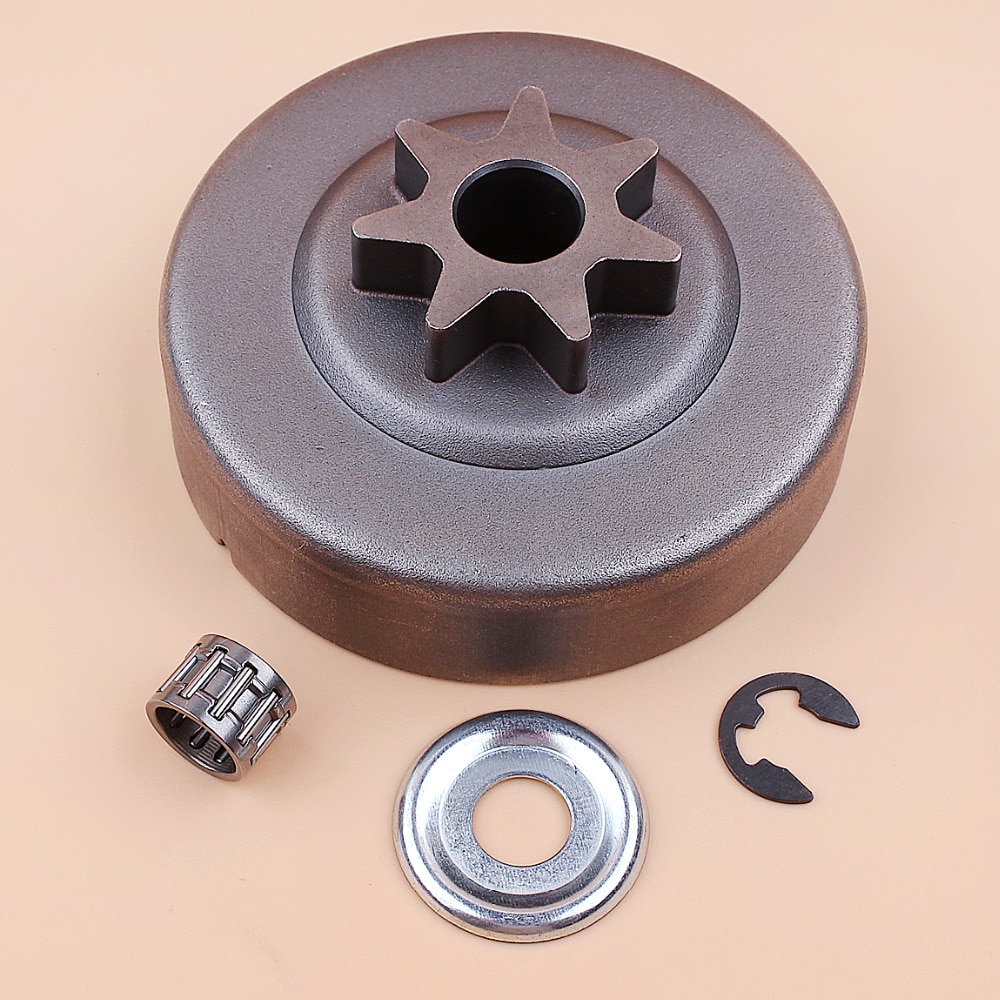 3/8" 7T Clutch Drum Sprocket Bearing Washer Clip Kit For Stihl 029 039 MS290 MS310 MS390 MS311 MS391 Chainsaw Parts 11296402000