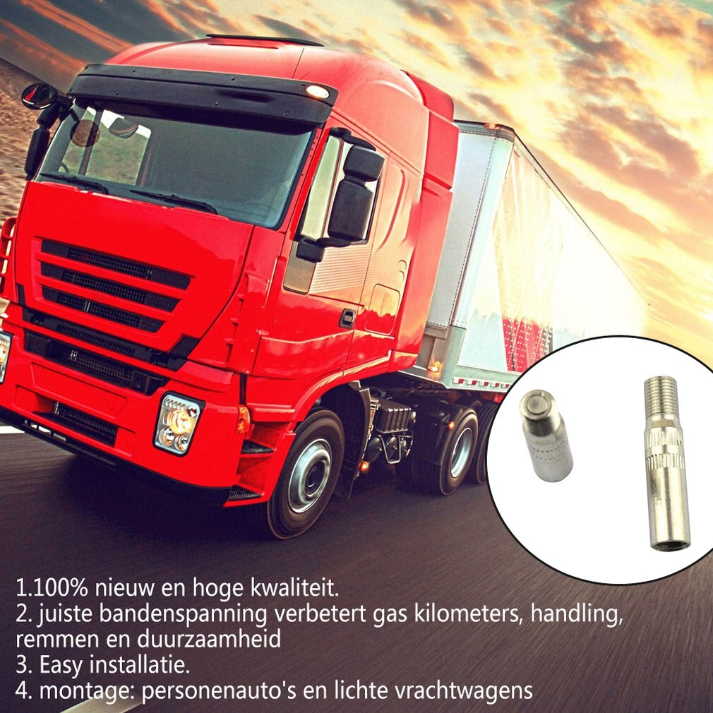 4 st/set krom metall bil lastbil husvagn däck hjul ventilförlängningar förlängare lock stam för skåpbil husvagn