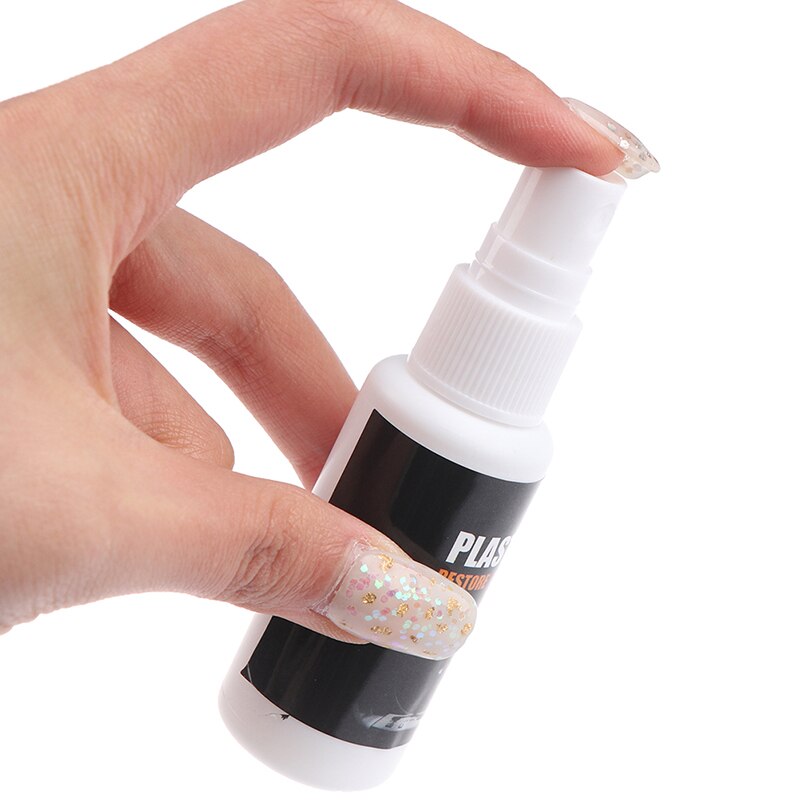 30ML Auto Interior Plastic Parts Wax Retreading Agent Renewed Plastic Restore Retreading Coating Paste Maintenance Car Cleaner