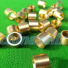 Virola de cobre para billar inglés, accesorios y herramientas de reparación, 9mm, 9,5mm, 10mm, 5 uds.