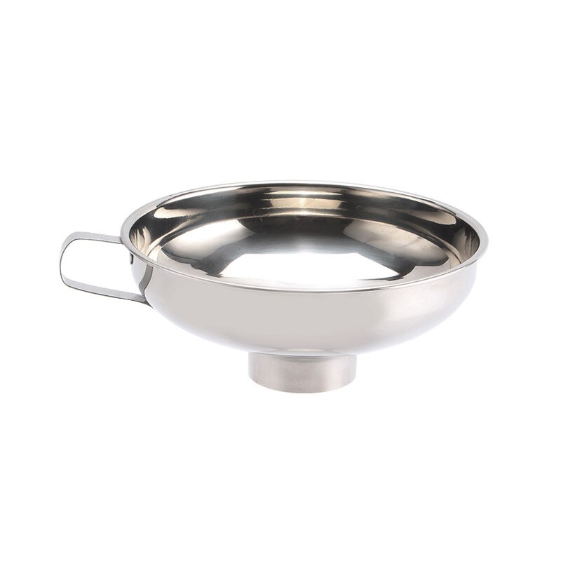 Stainless Steel Wide Mouth Funnel Canning Hopper Filter Food Pickles Jam Funnel Kitchen Gadgets Cooking Tools