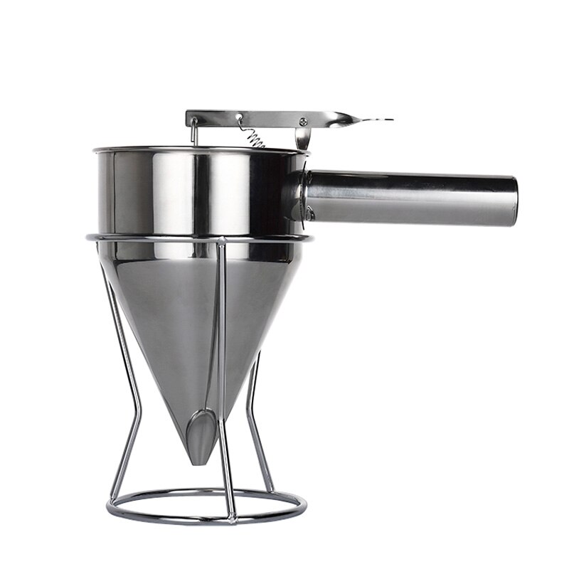 Takoyaki Naald Saus Fles Dispenser Rvs Octopus Ballen Filler Handleiding Beslag Separator Eieren Blender Bakken Tool: 2pcs set