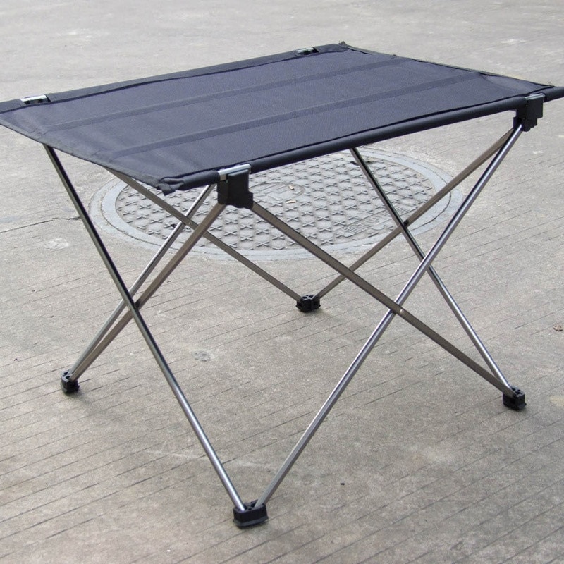 Outdoor Camping Klaptafel Tuin Strand Picknick Aluminium Opvouwbare Picknicktafel Outdoor Draagbare Ultralight Meubels