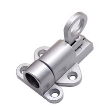 Aluminum Alloy Gate Security Pull Ring Spring Bounce Door Bolt Latch Lock Automatic Spring Latch Home Improvement Accessories
