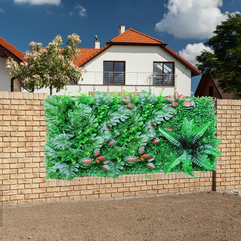 40*60Cm Tuin Hek Kunstmatige Blad Hedge Board Simulatie Plant Muur Groene Plant Muur Decoratie Achtergrond Muur Decoratie