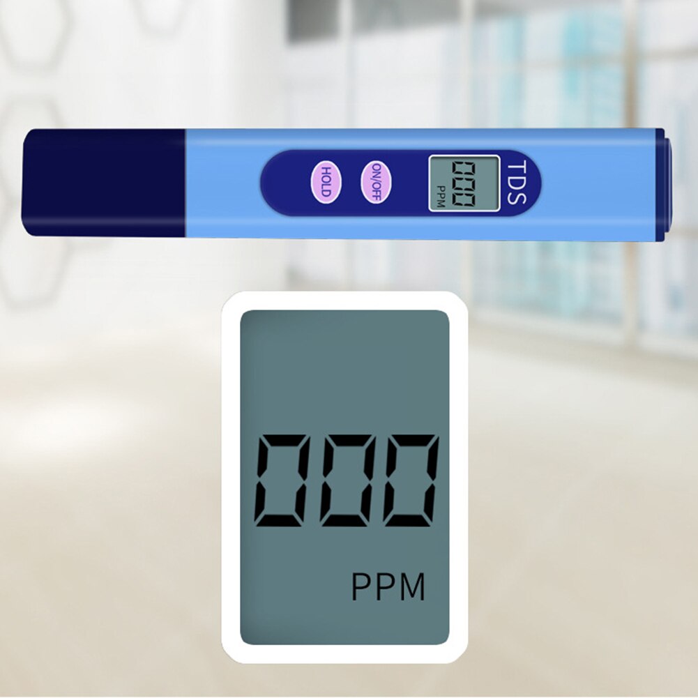 TDS 0-999PPM Digital Water Test Pen Purity Two Keys Tester Detection Instrument ABS Shell Water Test Meter