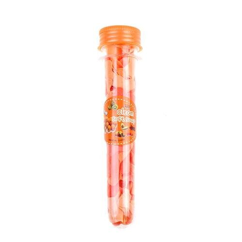 Papel de jabón de viaje para lavado de manos, papel de jabón desechable portátil para exteriores, Mini papel de jabón para lavado de manos para niños: Naranja