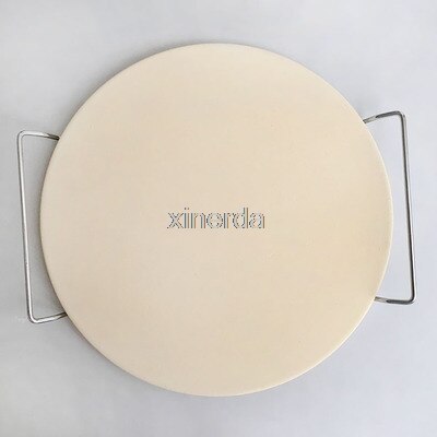 9/11/12/13/15'' Pizza Stone Board Round Fire-resistant Ceramic Insulation Plate Pizza Pan 9 Inch Pizza Stone