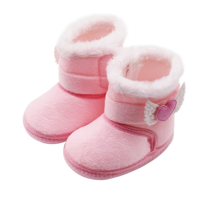 Baby Girl Snow Boots Children Girl Boot Winter Warm Plush Rabbit Princess Shoes Kids Sneaker Lovely Soft Boots02: Green / 7-12 Months