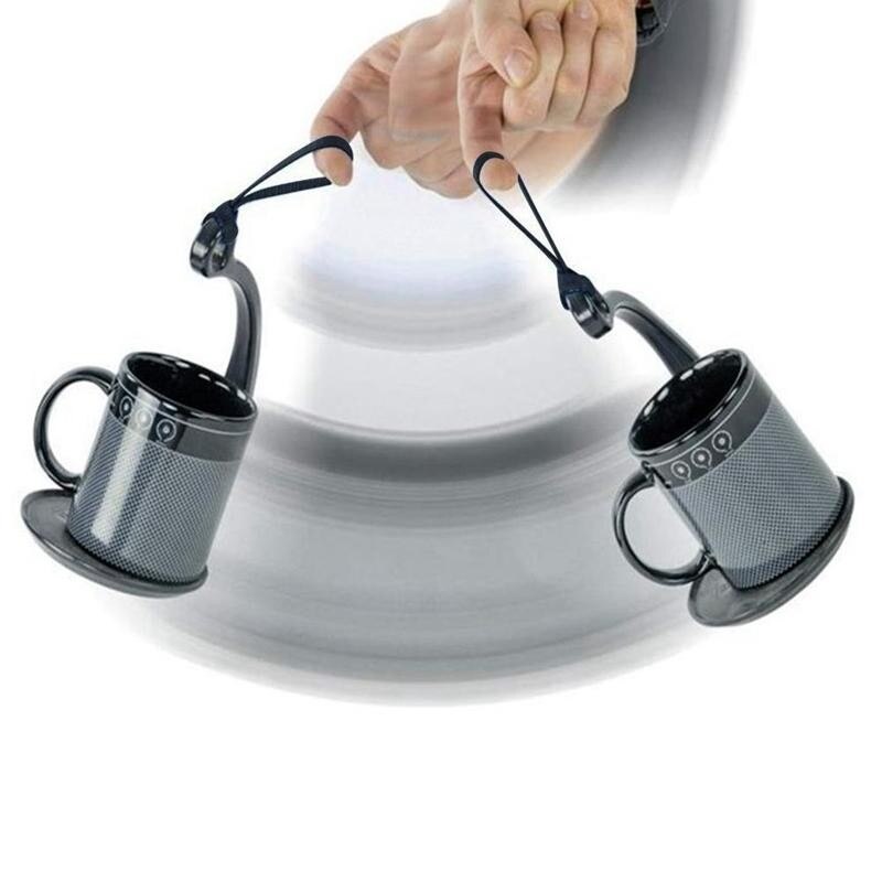 Spill Stopper Deksel Koffie Thee Cup Spillnot Coaster Nooit Spill Spillnot Handvat Over De Cup Artefact No-Spill Mok houder