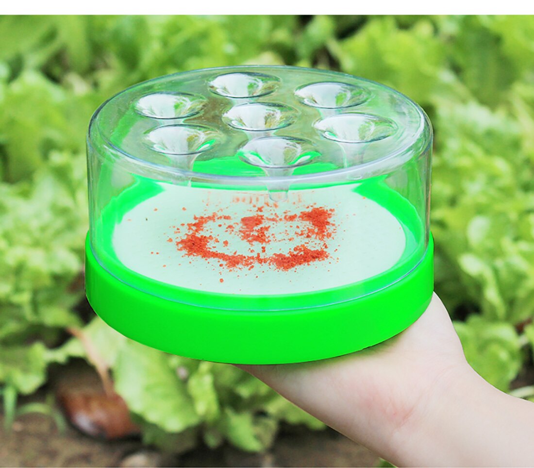 Newest Reusable Clear Green Killing Fruit Fly Catcher Flies Killer Flying Attractants Trap Destroyer Table