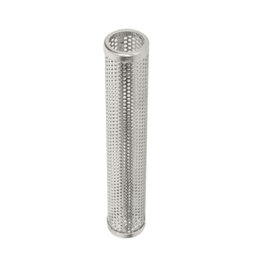6inch Stainless Steel Pellet Smoker Tube Mesh Pipe Kitchen Outdoor Cooking BBQ Tools Accessories Round Smoke Generator Smoker