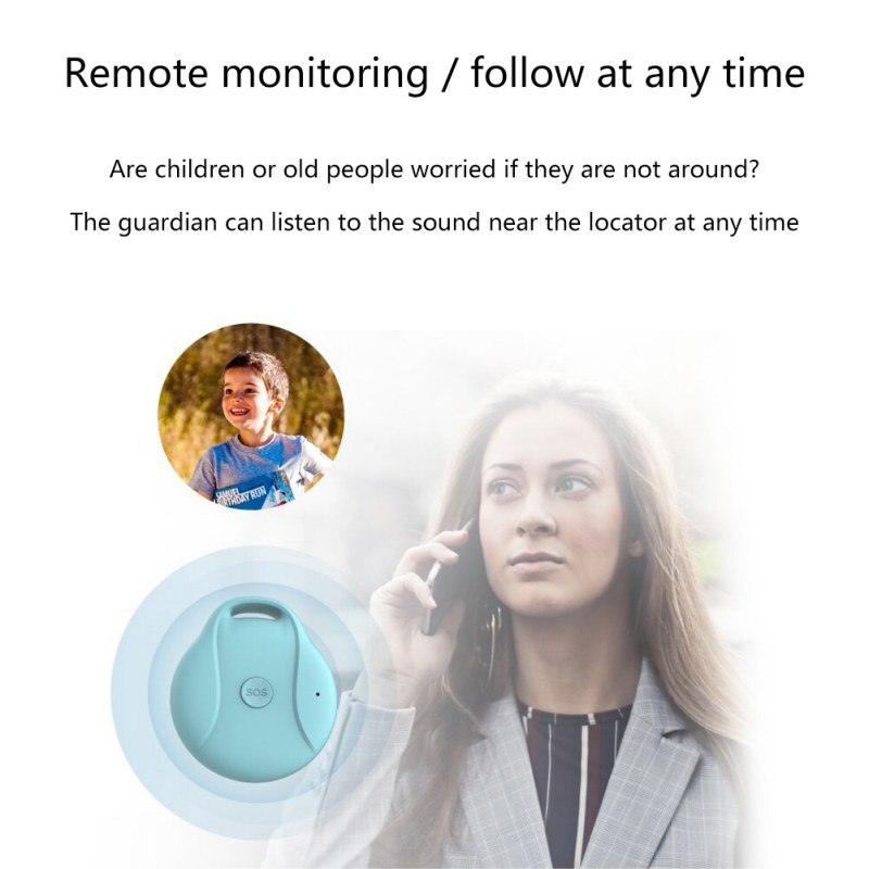 Gps Locator, Knop, Sleutelhanger, Kinderen En Ouderen, Anti-Verloren Tracking, auto Anti-Diefstal Tracker
