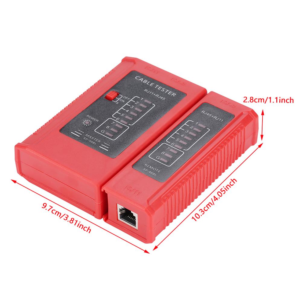 WZ-468 Network Cable Tester Cable Lan Tester With Automatic Scan Model For Testing RJ45 Ethernet Cables &amp; RJ11 Cables