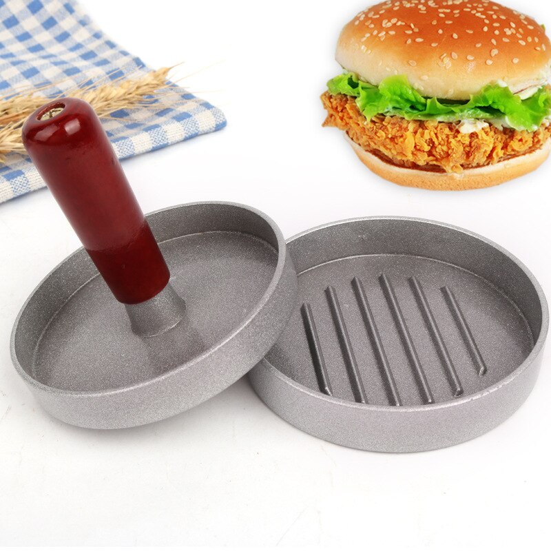 Hamburger Press Non-Stick Chef Cutlets Meat Beef Grill Burger Press Patty Maker Mold BBQ Cooking Kitchen Tools Food-Grade ABS: A