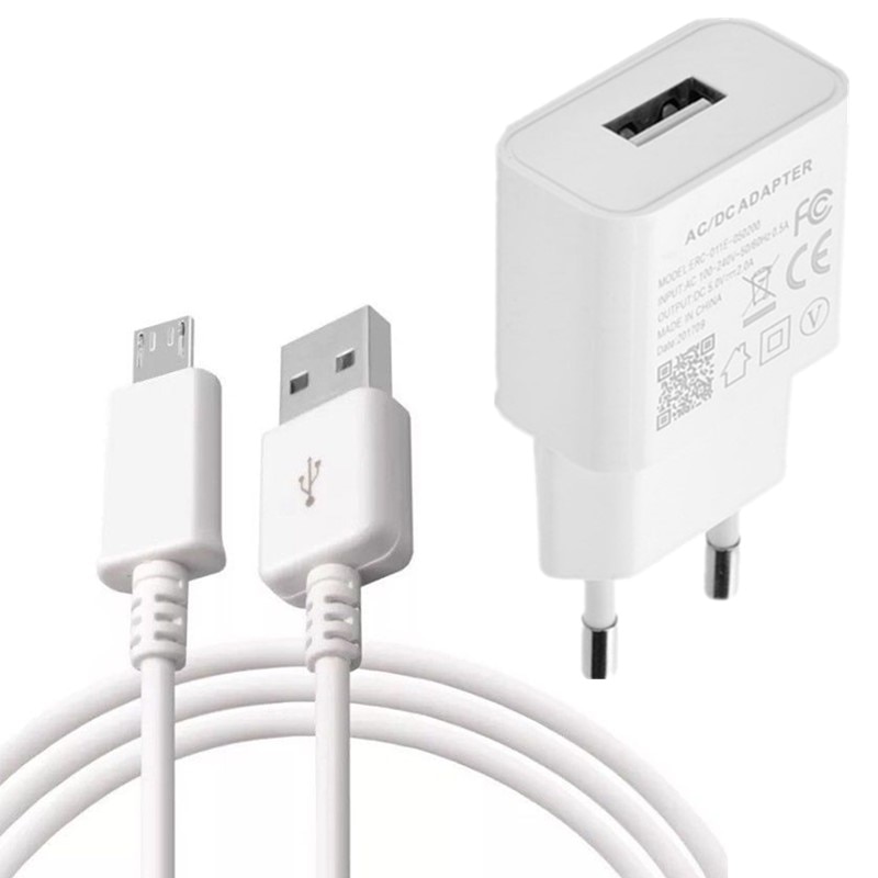 5V 2A USB fast Charger For Samsung S10 5G S20 Ultra a51 a71 Note 10 9 A50 A70 A31 J1 J2 Core J3 J5 j7 j4 type C Cable