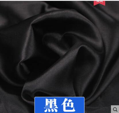 3 4 Anti Statische Jurk Voering Stof Materiaal 140/150c breed Bruiloft Prom: black