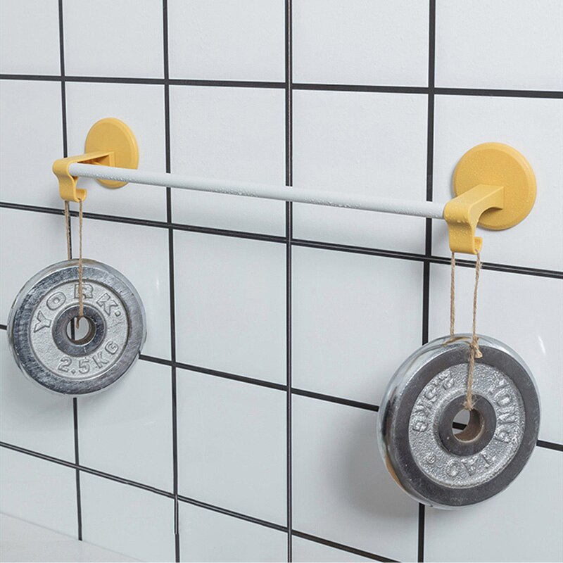 Handdoekrek voor in de badkamer, hangende houder, handdoekhouder voor aan de muur, badkamer keukenkast, plankrek, opbergplank voor diverse spullen