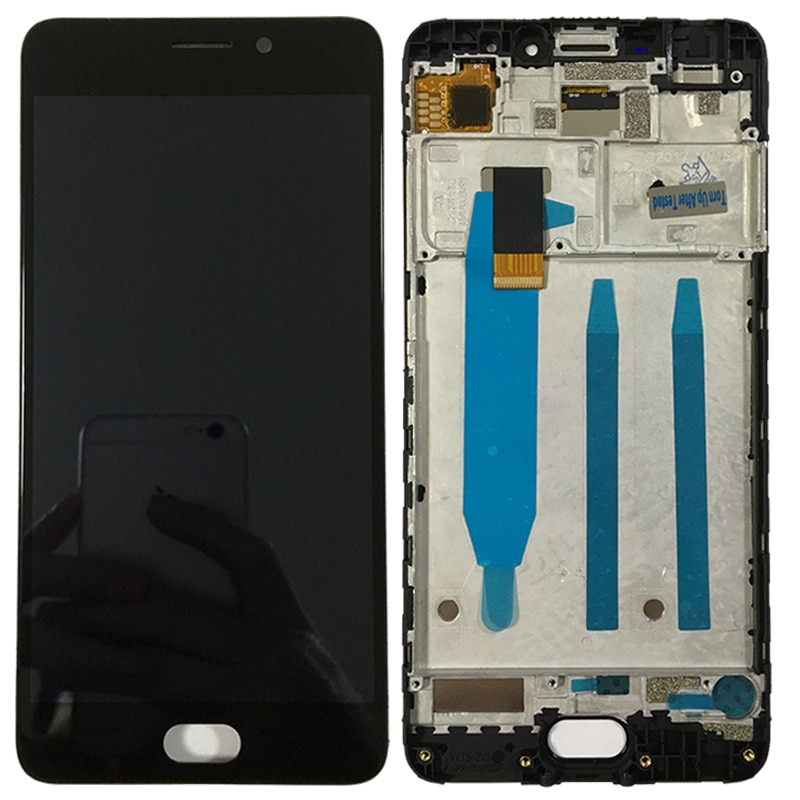 100% testado 5.2 lcd mm6 lcd para meizu m6 display lcd tela de toque com montagem do quadro para meilan m6 m711h peças de reparo.