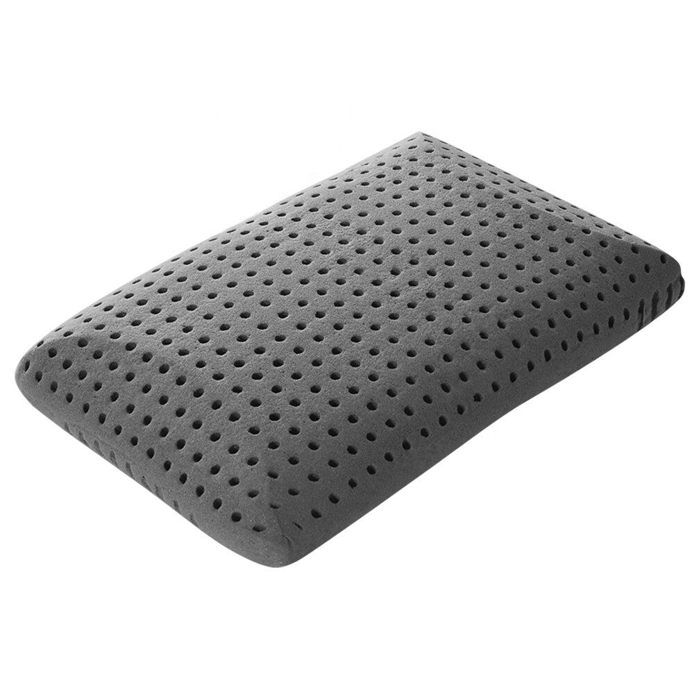 Healthy Sleeping Airflow Perforation Honeycomb Standard Bed Bamboo Charcoal Sleep Memory Foam Pillow pillows memory foam
