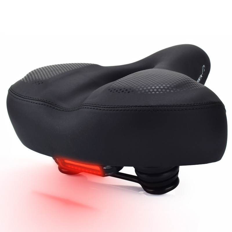 Bicycle Seat Cushion Widening Thickening Soft Comfortable Bike Saddle for Mtb Road Bike Electric Bicycle Mountainbike Accessoir: Orange
