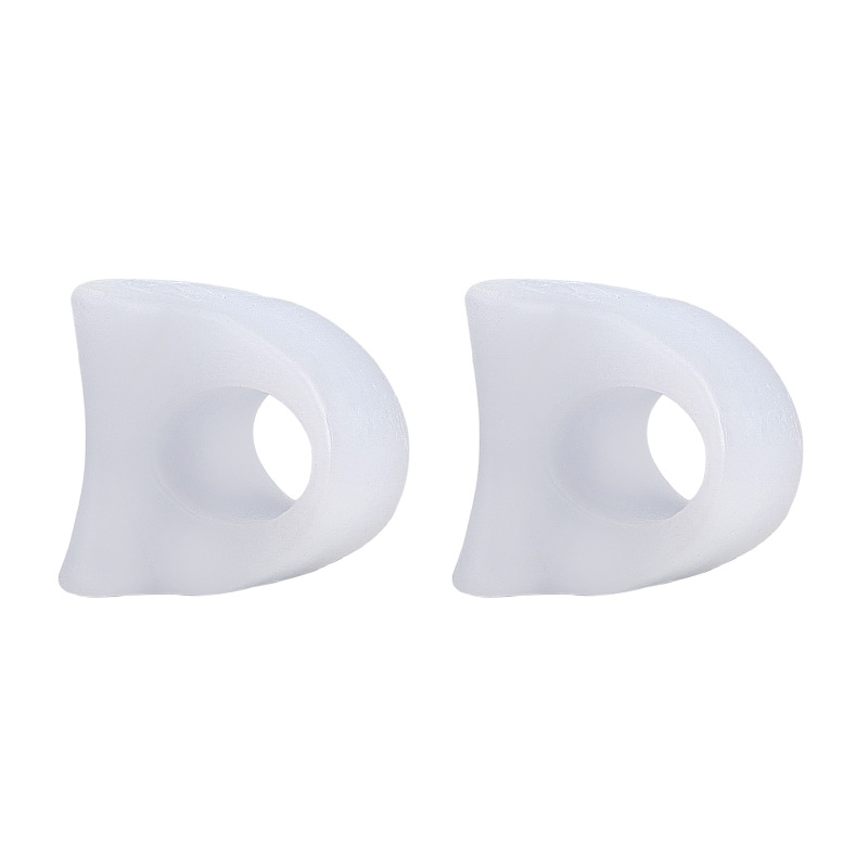 Separadores de dedos de los pies, protector de juanete de silicona, cuidado de los pies, separador ortopédico de dedos, almohadilla correctora, herramienta para el cuidado de los pies, 1 par: Verde claro