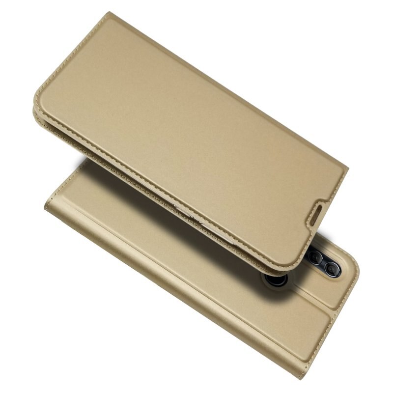 Flip Cover Voor Huawei Honor 10 Lite Magnetic Case Wallet Leather Telefoon Accessoire Honor 7X8 8X9 9X Pro 20 V10 Spelen Boek Coque: Honor V10 / Goud