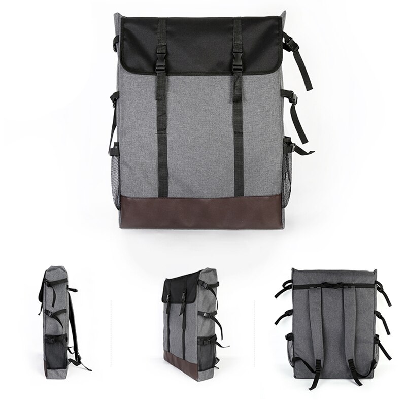 1 Piece 4K Canvas Portable Sketch Painting Board Large Capacity Travel Shoulder Sketchpad Drawing Bag