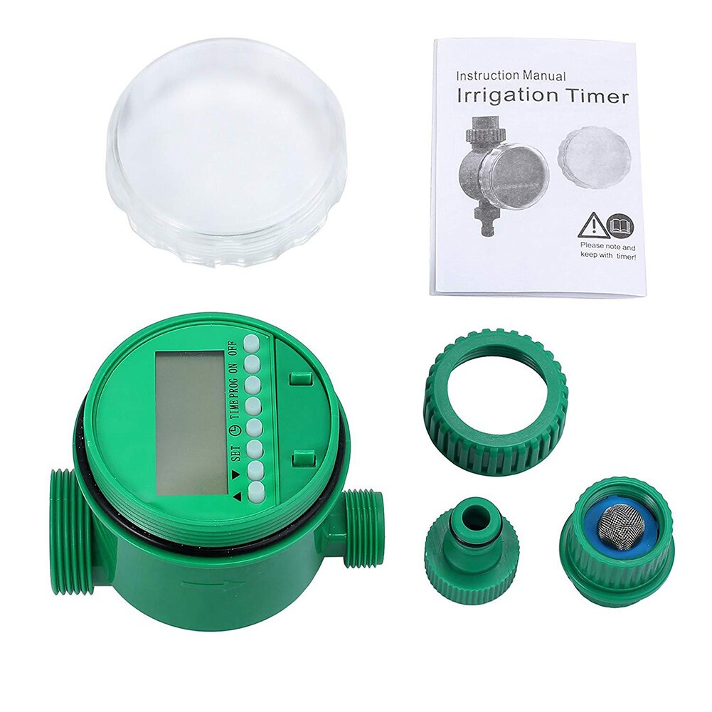 LCD Automatic Electronic Water Timer Garden Irrigation Controller Electric Valve Garden Display System