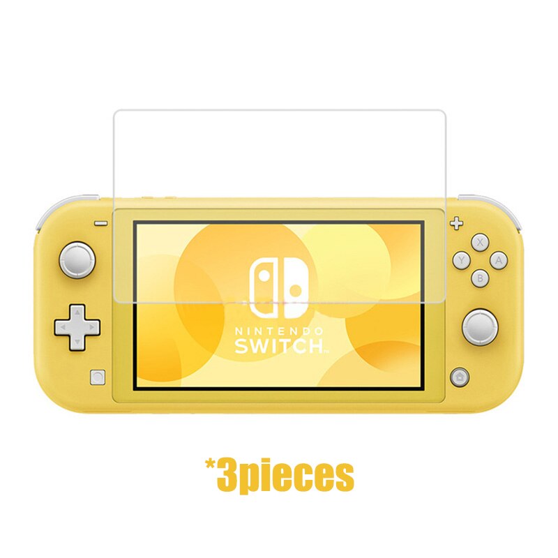 Gehard Glas Film Voor Nintendo Schakelaar Lite Hd Protector Screen Ns Ultradunne Explosieveilige Touch Beschermende Voor Schakelaar Lite: 3PCS