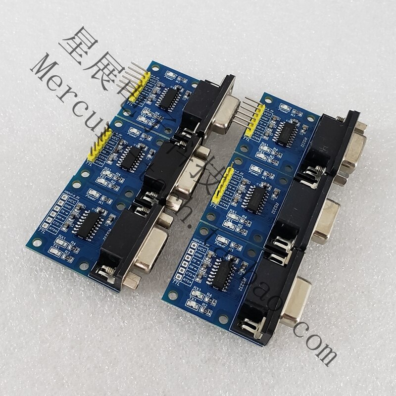 Módulo de puerto serie DB9 hembra, nivel de RS-232, conversión recíproca TTL