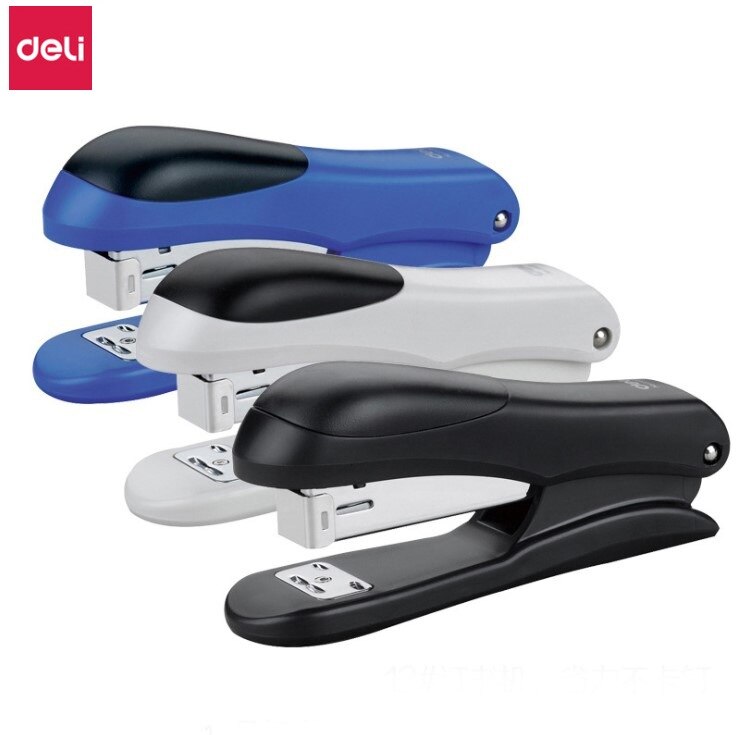Deli Stapler 5 Pcs Business Bind Machine #12 24/6 Staple Student Stationery Office Supplies