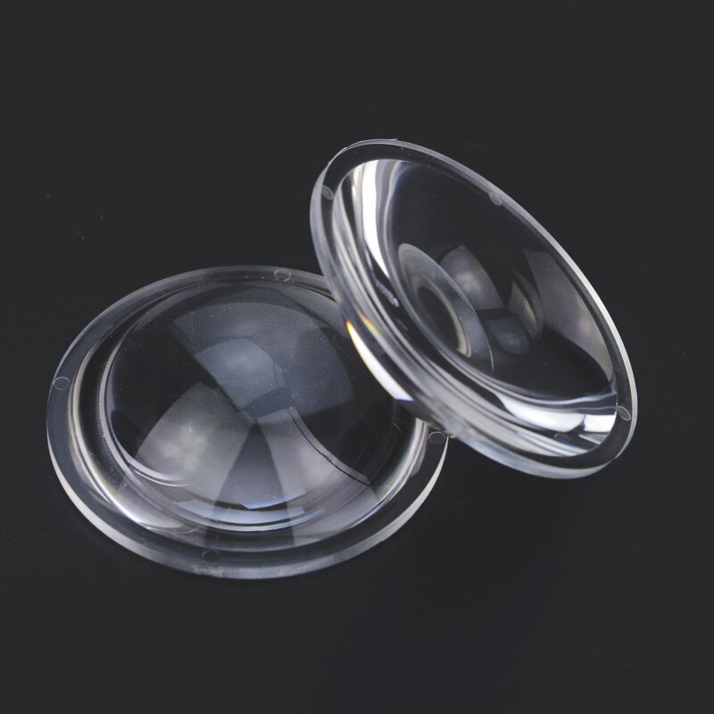 5Stck 35-49,3mm Optische PMMA Kunststoff Brennweite LED Plano Konvexen Objektiv DIY Sammellinse